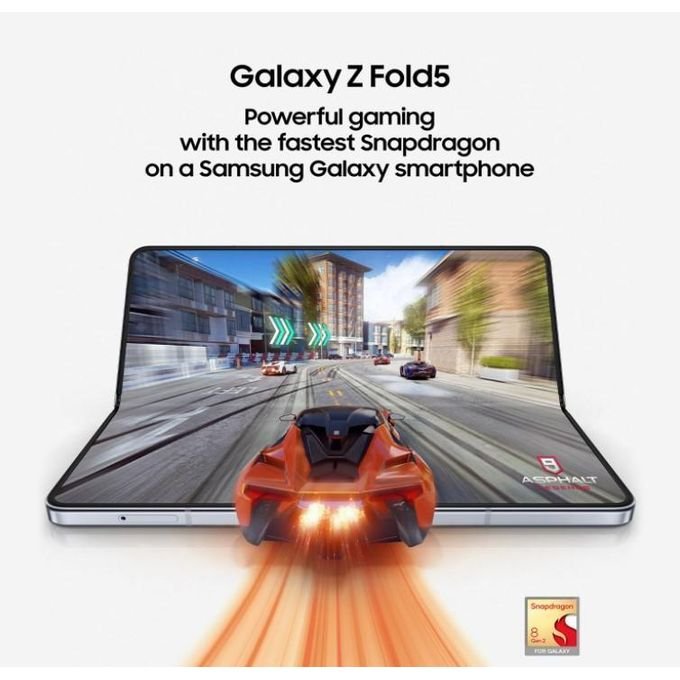 Samsung Galaxy Z Fold 5 – 7.6” – 5G – 1TB ROM – 12GB RAM – 50MP Rear/13MP Front – Dual Sim – Phantom Black & 24 Months Warranty