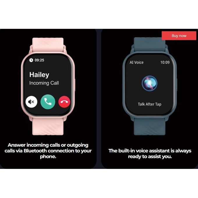 Zeblaze GTS 3 Waterproof Smart Watch in Jet Black