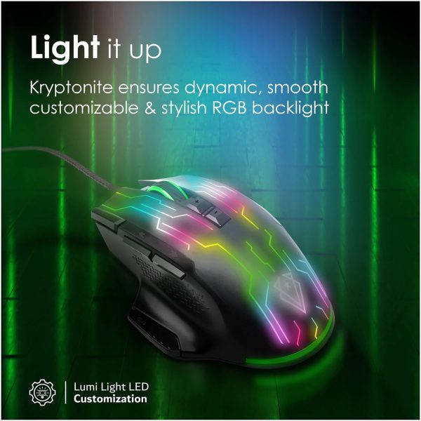 Vertux Wired Gaming Mouse Device