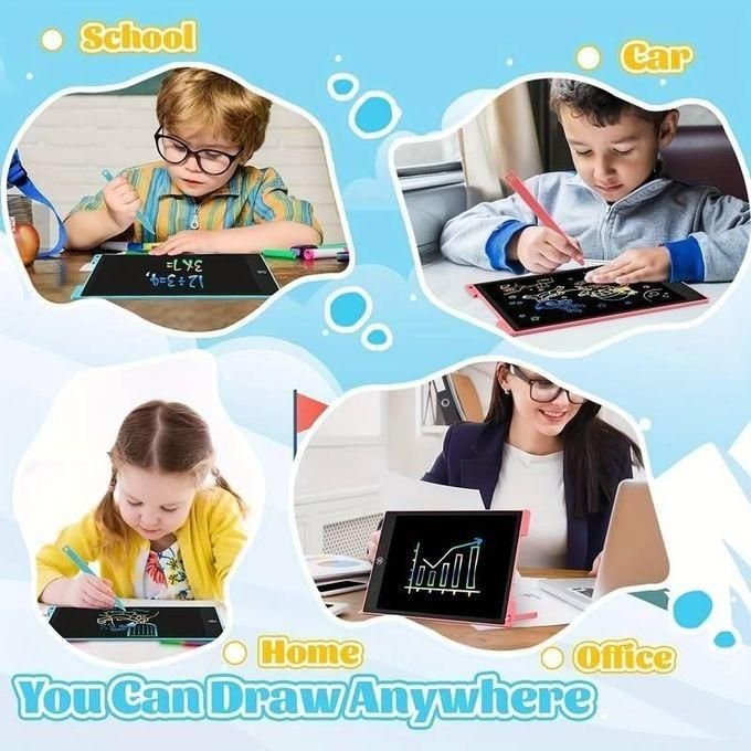 LCD Kids Writing Tablet – 8.5″ – Sky Blue