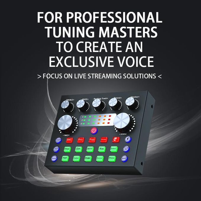 BM800 Studio Microphone and V8S Audio Interface Bundle – Live Sound Kit for Podcasting, Karaoke, Mobile, and PC — product view 5