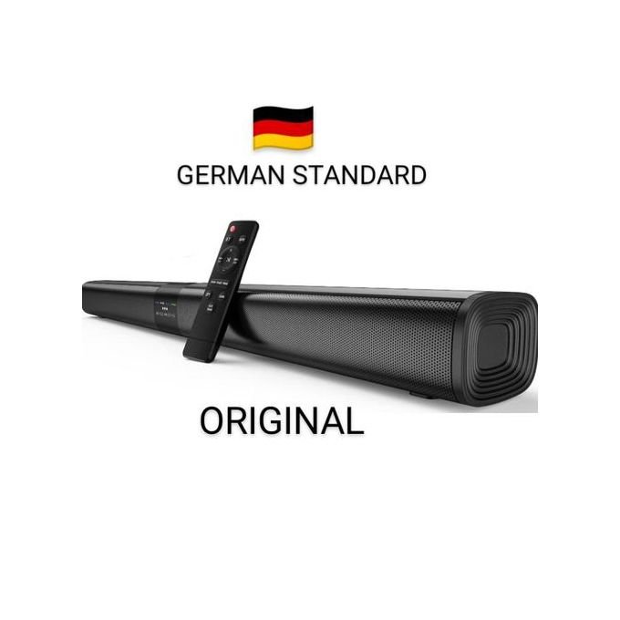 GERMAN - Premium High-Performance Soundbar with Built-in Subwoofer for Powerful Bass (GERMAN STANDARD)