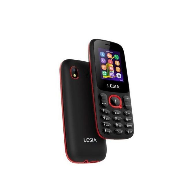 LESIA PRIME MINI Mobile Phone 800mAh 1.77″ – Red and Black in kumasi — product view 2
