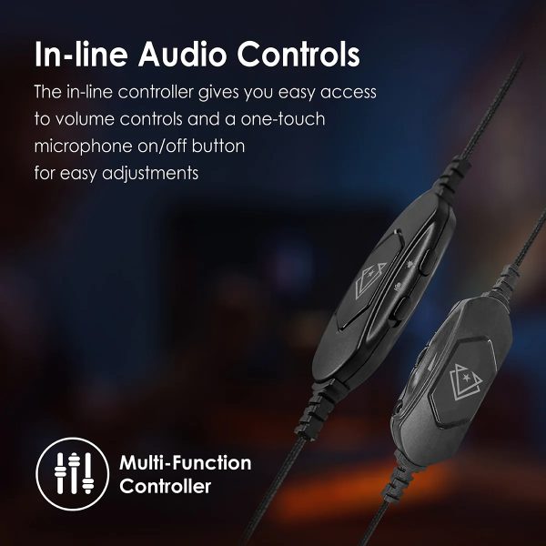 Vertux Pro Gaming Headset with High-Performance 7.1 Stereo Sound
