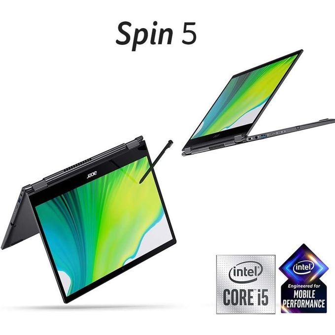 Acer Refurbished Spin 3 14" Laptop - 10th Gen Intel Core i5-1035G1 14" Widescreen IPS LED-Backlit FHD (1920 x 1080) Display 8 GB RAM 256 GB SSD SP314-54N-58Q7