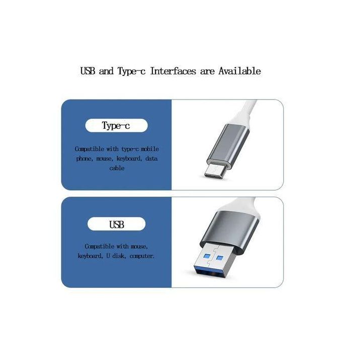 USB-C Hub 3.0 Type C 3.1 Multi-Port Splitter Adapter with 3/4 Ports for OTG USB PC Accessories