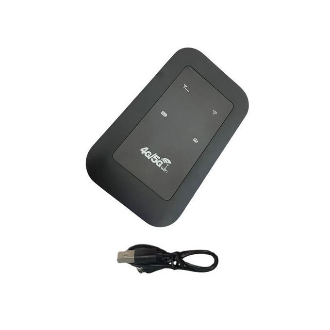 Black Pocket 4G LTE Mobile WiFi with 150Mbps Speed and 2100mAh Battery — product view 3