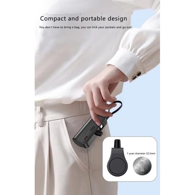 Compact Capsule Power Bank