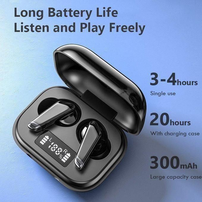 Black MG-S20 TWS Bluetooth Earbuds