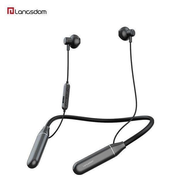 Langsdom L5Max Bluetooth Neckband – 170 Hours – Black