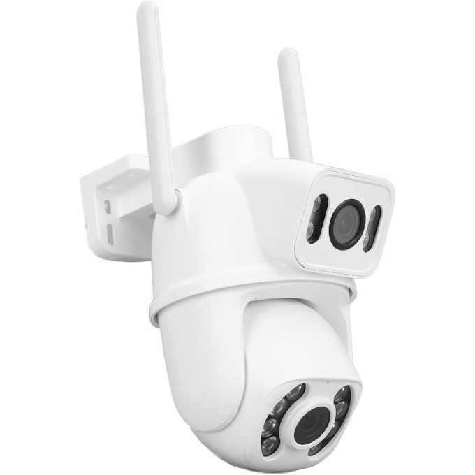 HD Dual-Screen Binocular Surveillance – Two-Way Voice WiFi Camera for Home