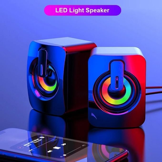 HiFi Stereo Computer Speakers with USB Wired Connection