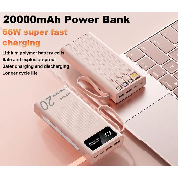 Ace Elec 66W Power Bank 20000mAh Portable Ultra-Fast Charger — product view 2