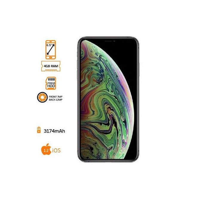 Apple iPhone XS Max – 256GB Storage – 4GB RAM – Space Grey with Complimentary AirPods Pro, Case, and Screen Protector