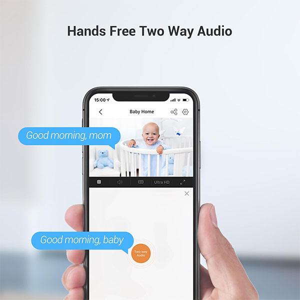 Smart Home Camera with Pan & Tilt by EZVIZ