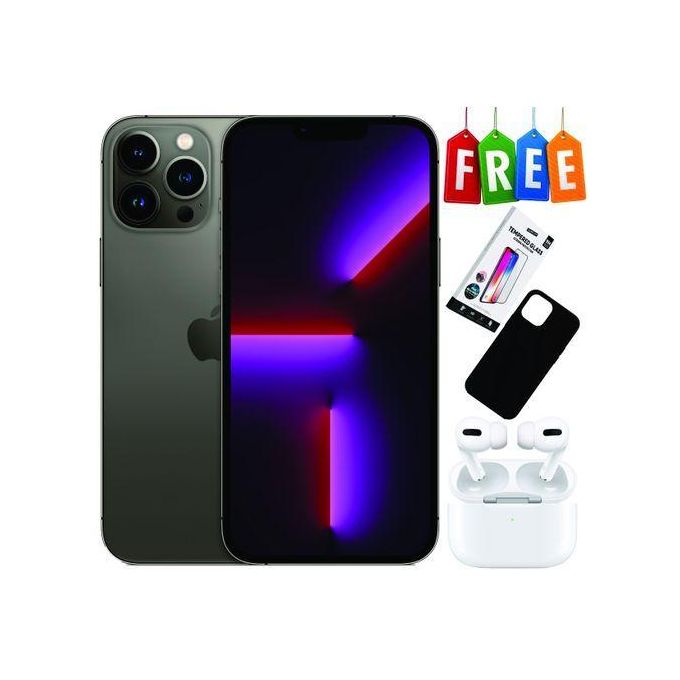 Apple iPhone 13 Pro - 128GB Storage - 6GB RAM - Graphite Color - 12MP Cameras with Complimentary Accessories