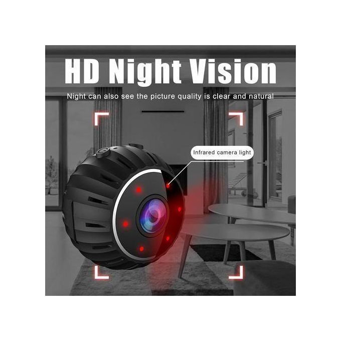 X10 Mini WiFi Surveillance Camera – 1080p – Black — product view 5