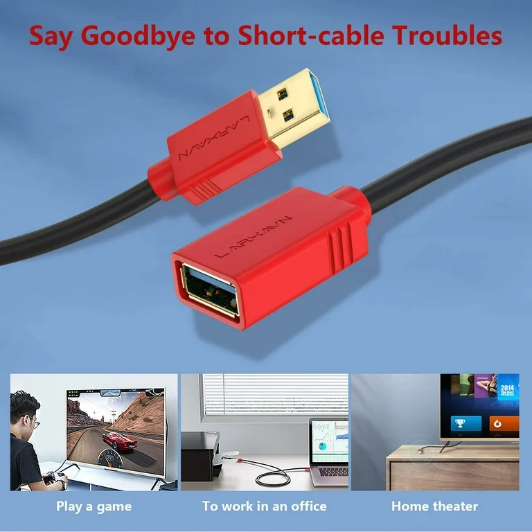 Buy USB Extension Cable 20m, USB 3.0 Extension Cable USB Extension Cord Long USB Extension Cable for Printer, in Kumasi