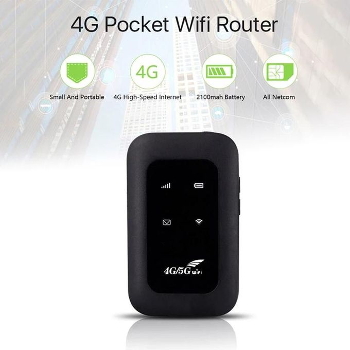 High-Speed 4G LTE Mobile WiFi Hotspot with SIM Card Slot – Wireless 4G LTE Modem Router for RV Travel, Vacations, Camping, and Remote Areas