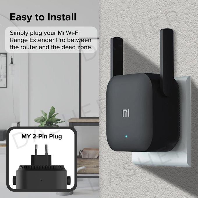 Xiaomi Mi WiFi Pro Range Extender and Repeater – Black