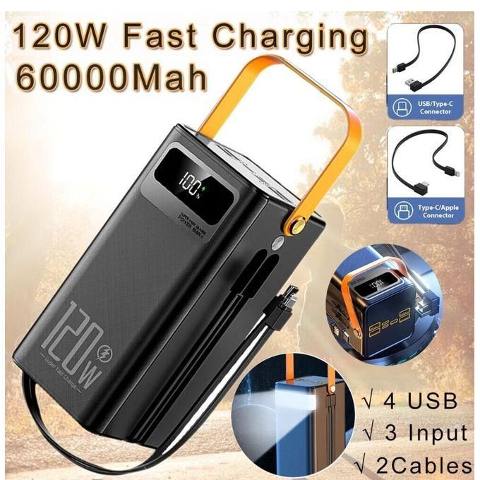 CMopol 60,000mAh Black Power Bank