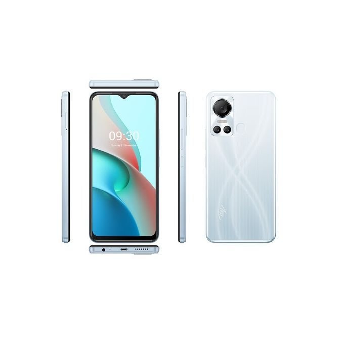 Itel S18 Dual SIM Smartphone – 6.6″ Display – 64GB Storage – 2GB RAM – 8MP Rear and Front Cameras – 5000mAh Battery – Digital Silver Finish in kumasi