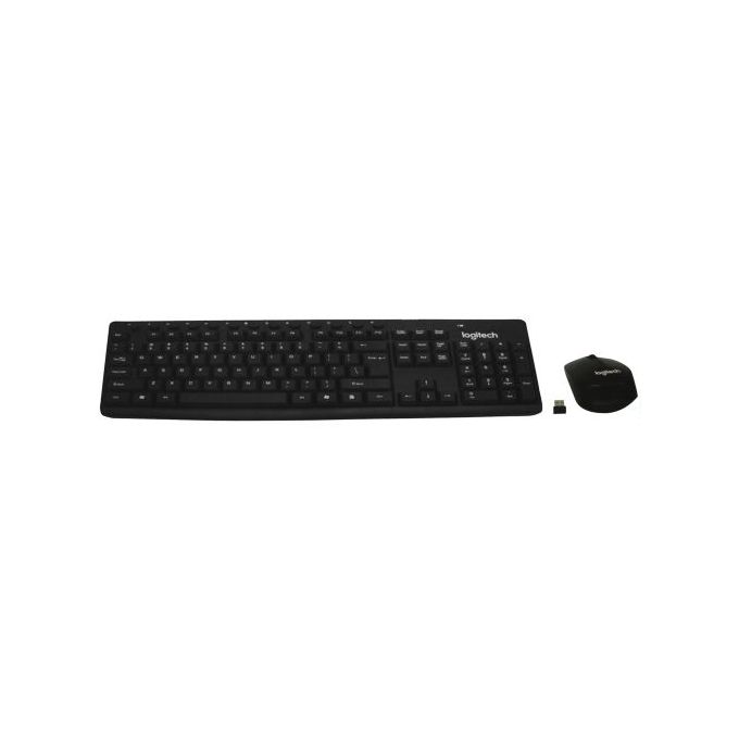 Logitech MK290 Wireless Keyboard and Mouse Set – Black