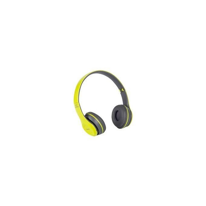 P47 Sleek Bluetooth Headphone – Lemon Green