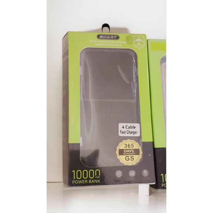 10000mAh Smart Power Bank with Dual USB Output and Dual Input