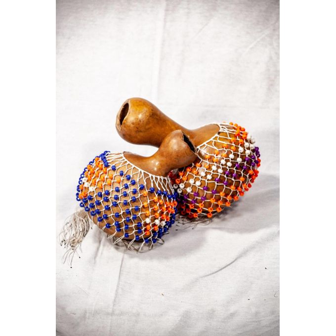 Multicolor Wooden African Maracas/Shakers/Hammer Rattle
