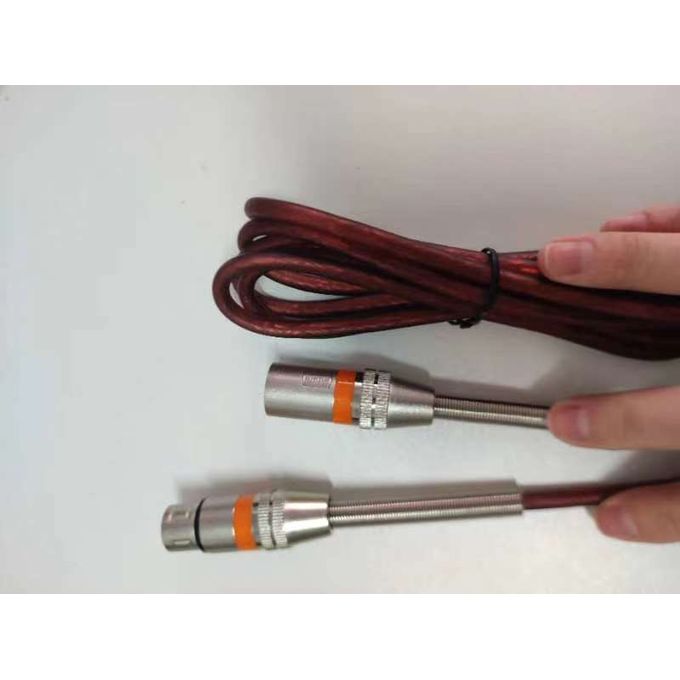 3m Premium XLR Male to Female Microphone Cable – Wine Color