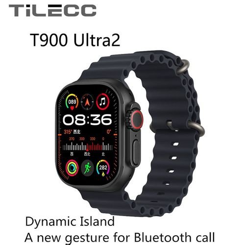 Buy TiLECC T900 Ultra2 Smart Watch 2.19-inch High Bluetooth Call Intelligent IP67 Waterproof-black in Kumasi
