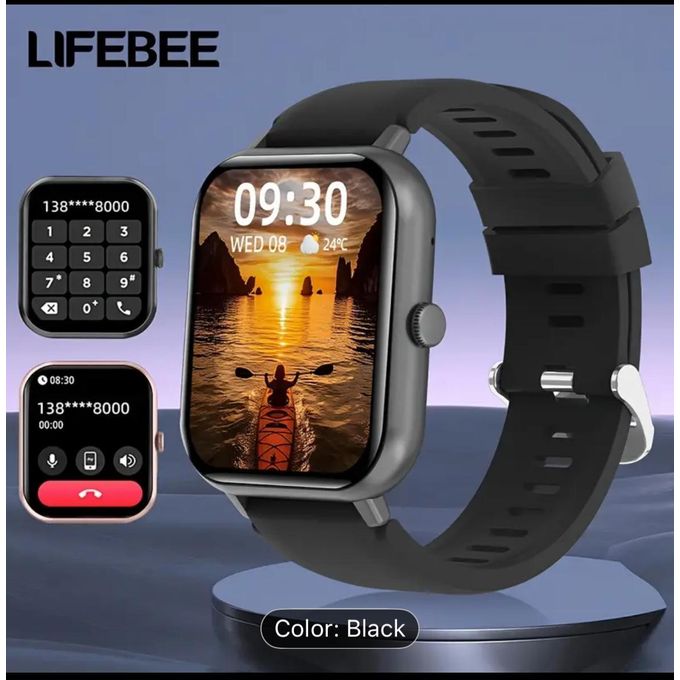 HD LCD Smartwatch with Full Touch and Call Features, Compatible with iOS and Android Phones