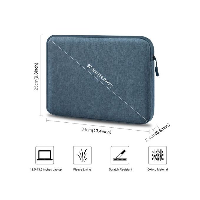 Haweel 13-Inch Laptop Sleeve Bag with Zipper for 12.5-13.5 Inch Laptops