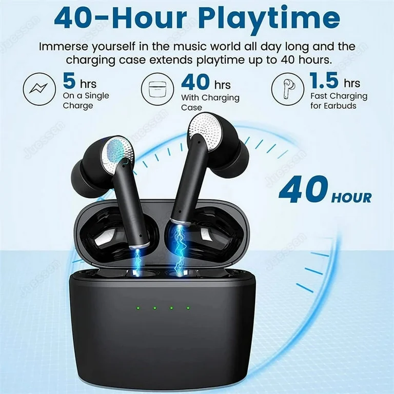 Buy J8 Anc Tws Bluetooth 5.2 Earphones Wireless Active Noise Canceling Low Latency 4 Mic ENC Headphones in Kumasi