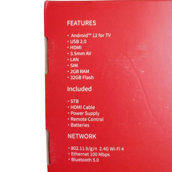 Airtel 2-in-1 4K Android TV Box and Smart Universal WiFi Router