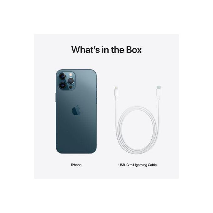 Apple iPhone 12 Pro Max – 6.7-inch Super Retina XDR OLED Display – 128GB Storage – 6GB RAM – Triple 12MP Camera – Pacific Blue + Complimentary Accessories
