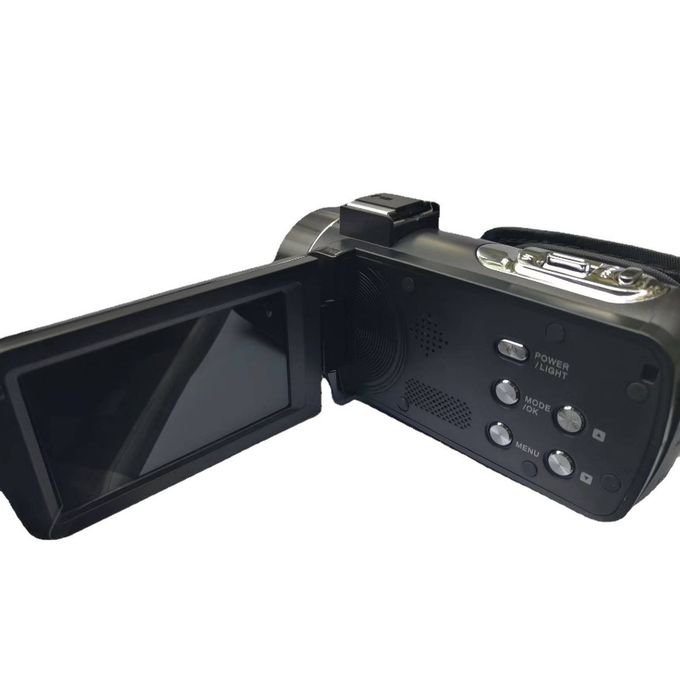 24MP Full HD Digital Camcorder with 16X Zoom and 270-Degree Rotating Screen – Portable Camera in kumasi