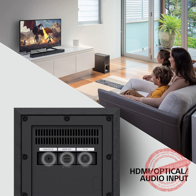 Sony 400W 5.1 Channel Wireless Home Theater Soundbar System [HT-S20R]