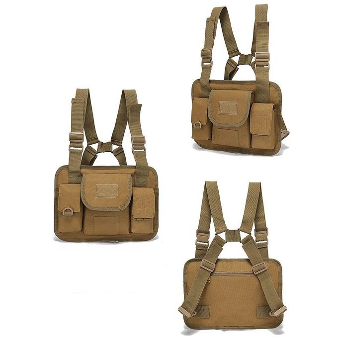 Versatile Brown Chest Bag