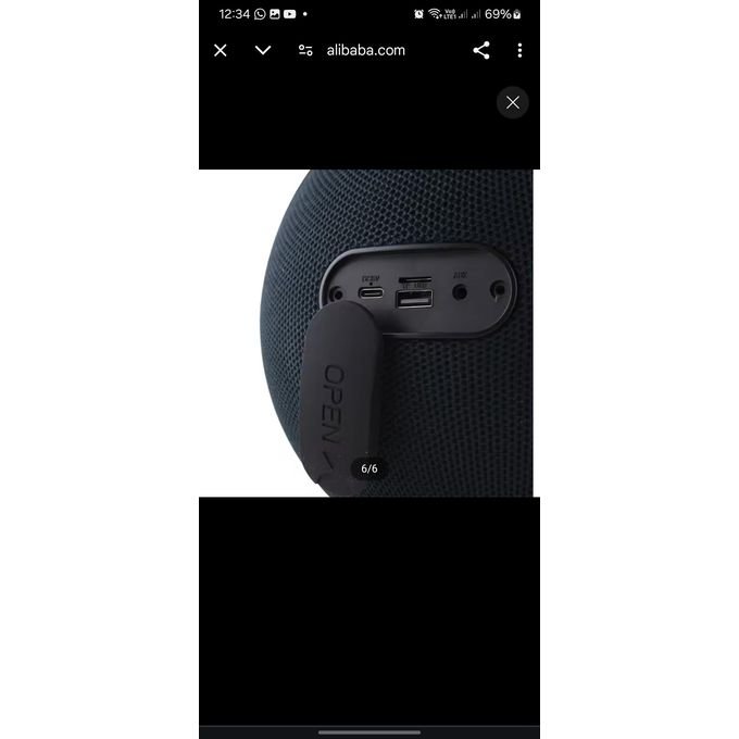 buy Maxbest MB-TMO8 Black Ball-Shaped Wireless Bluetooth Speaker in kumasi