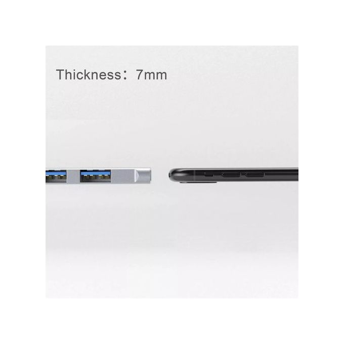 High-Speed USB 3.0 OTG Hub Adapter with 4 Ports