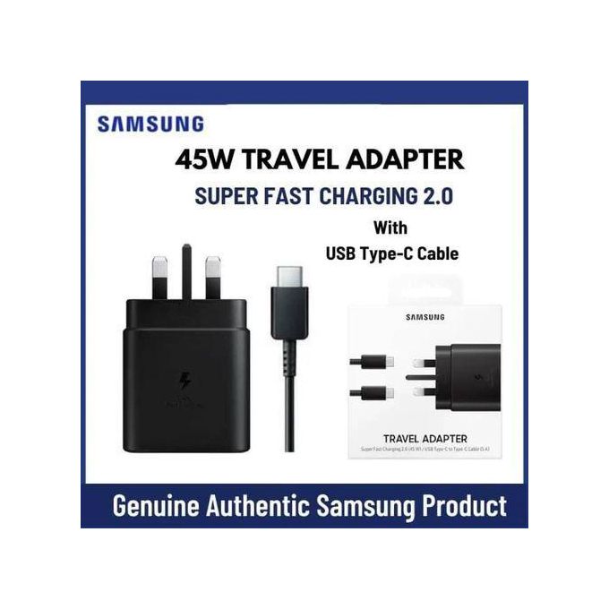 Samsung Ultra-Fast Type-C to Type-C Full Charger – Black