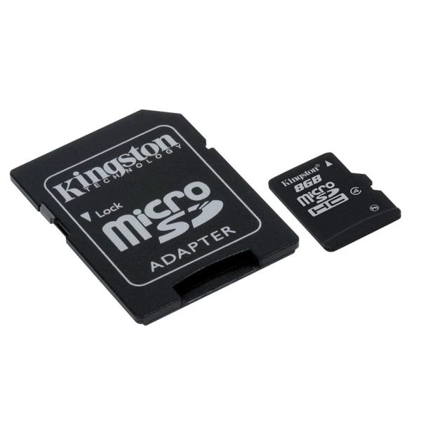 8GB Kingston Micro SD Card with Adapter