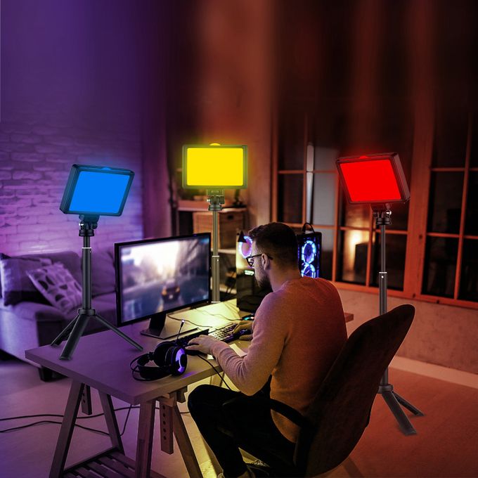 USB Lighting Setup for Live Video Streaming