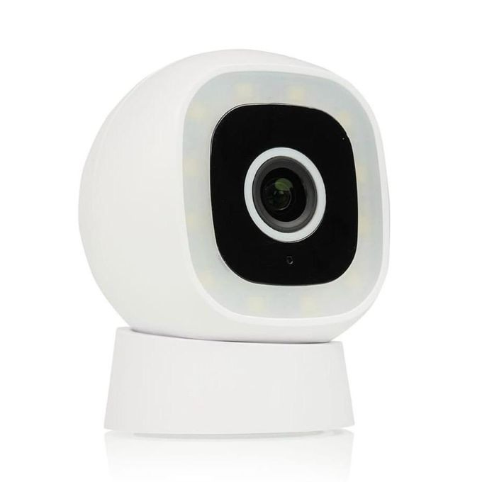 Luna 2K Resolution Smart Security Camera with Night Vision and Motion Sensor - White