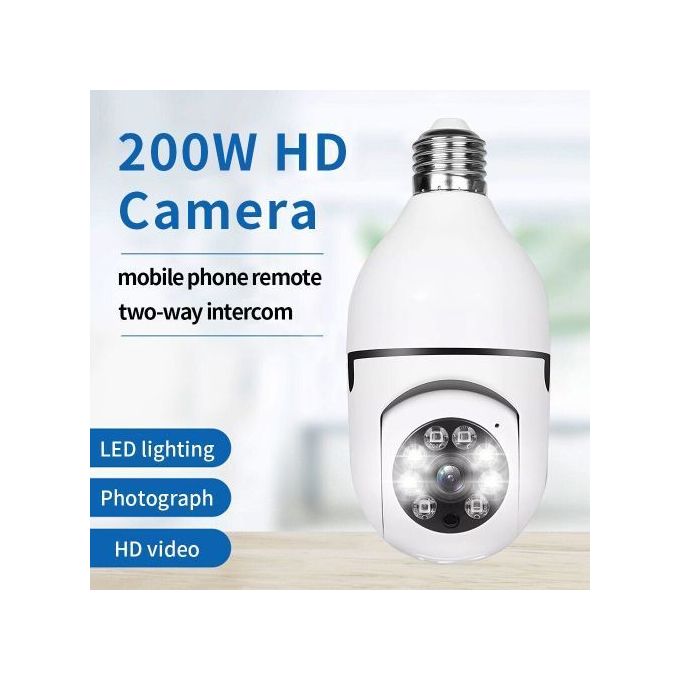 360° HD WiFi Wireless Light Bulb Camera — product view 2