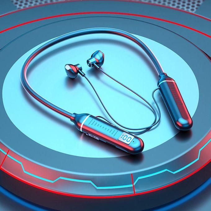 Black Neckband Headphones — product view 2