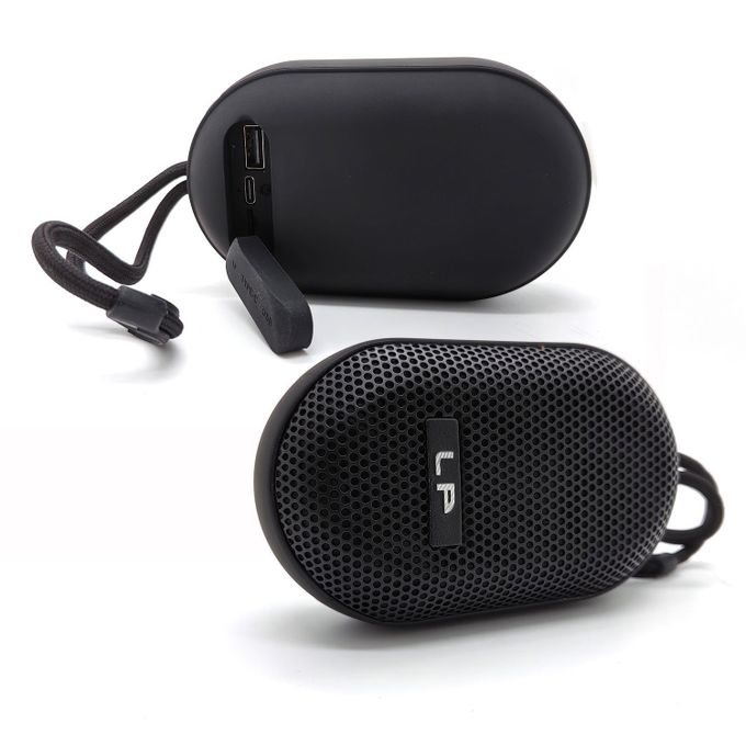LP Compact Bluetooth Speaker – Wireless and Waterproof – Black
