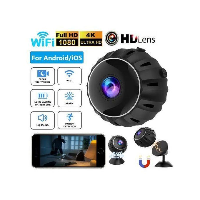 X10 Mini WiFi Surveillance Camera - 1080p - Black